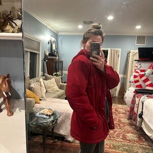 Lauren Ralph Lauren Women's Red Winter drawstring Jacket size large
